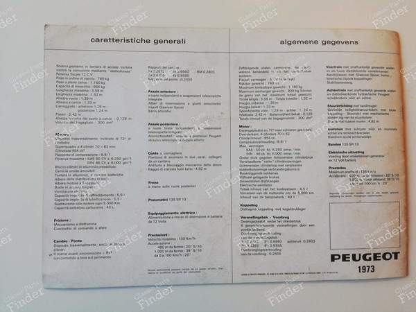 Brochure commerciale 104 berline - PEUGEOT 104 / 104 Z - 6