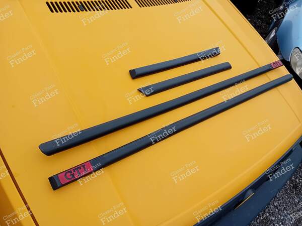 Thin trim strips for 3-door models - GTI and G60 versions - VOLKSWAGEN (VW) Golf II / Jetta - 191 853 515 D / 191 853 516 D / 191 853 535 D / 191 853 536 D- 1