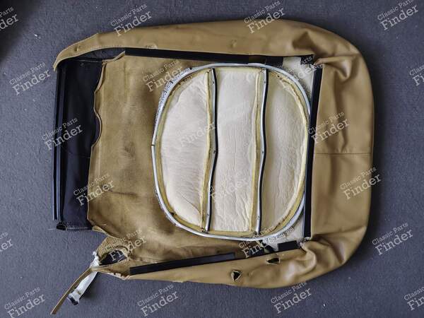 Revêtement de siège en cuir, couleur abricot - PEUGEOT 406 Coupé - 8963.Z8- 6