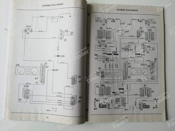 Elektrische Schaltpläne - N.T. 8018 - RENAULT 21 (R21) - 7711079864- 4