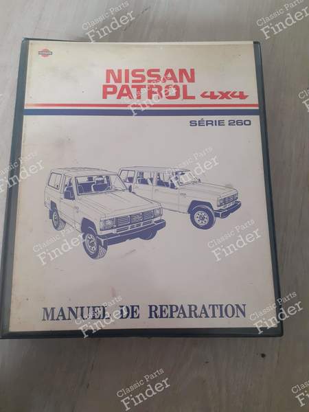 Classeur manuel de réparation Série 260 - DATSUN Patrol - SP494F- 0