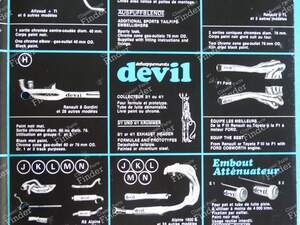 Tube de flamme de course « Devil » pour 1600S - ALPINE A110 - 206P3- thumb-2
