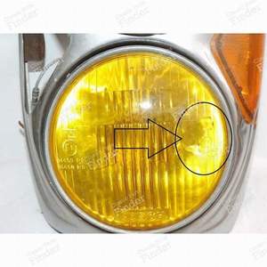 Left front headlight optics - MERCEDES BENZ W108 / W109 - MER-0114-CP-E / 0301350010 / 0301350009/010- thumb-2