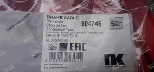 Kabel der Handbremse - AUDI 80 / 4000 / 5+5 (B2) - 811609721H- thumb-1