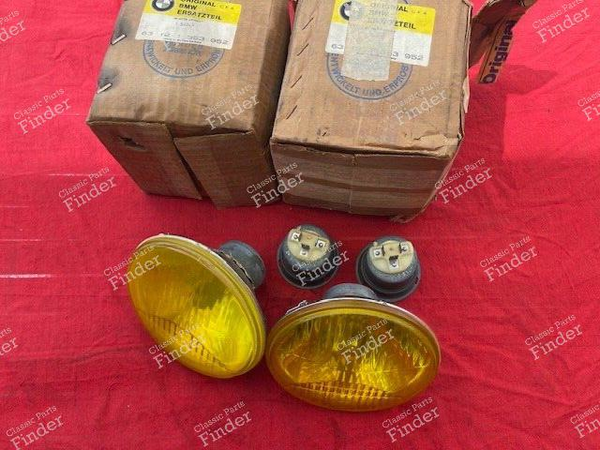 Pair of yellow headlights for BMW or others - BMW 2800 CS/2.5 CS/3.0 CS/3.0 CSI/3.0 CSL (E9) - 2