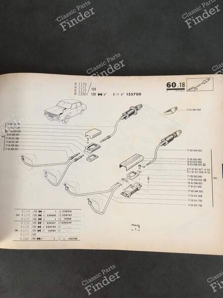 Ersatzteilhandbuch – PR 907 (6. Auflage) - RENAULT 12 / Virage (R12) - 7701437674- 3