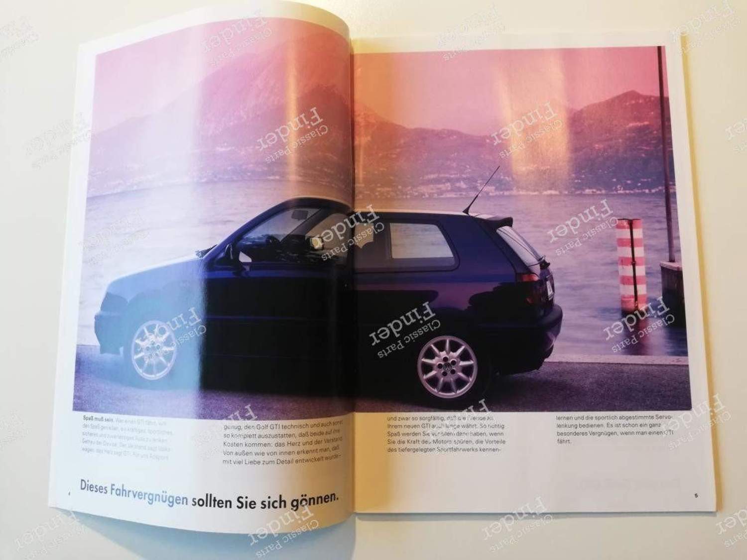 Golf 3 GTI commercial brochure - VOLKSWAGEN (VW) Golf III / Vento