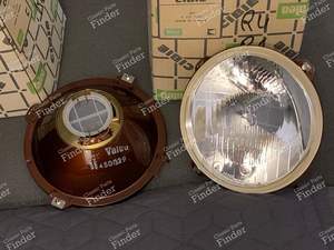 Pair of headlight lenses - RENAULT 4 / 3 / F (R4) - 200- thumb-1