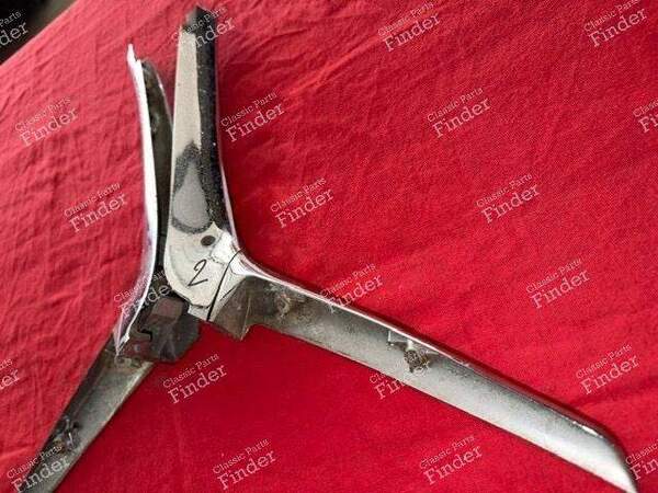Pair of rear trunk compasses - Chrome version - CITROËN DS / ID - 5
