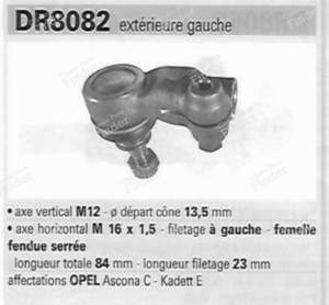 Äußerer Kugelkopf der Lenkung auf der linken Seite - OPEL Ascona (C) - QR1829S- thumb-3