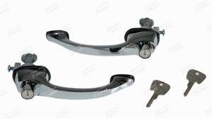 PAIR OF DOOR HANDLES W110 W111 W112 W113 - MERCEDES BENZ SL (W113) (Pagode)