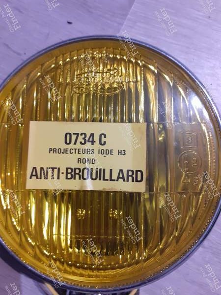 Nebelscheinwerfersatz gelb - RENAULT 8 / 10 (R8 / R10) - 0734c- 2