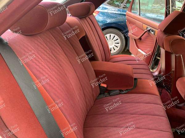 Complete red interior - MERCEDES BENZ S (W126) - 1