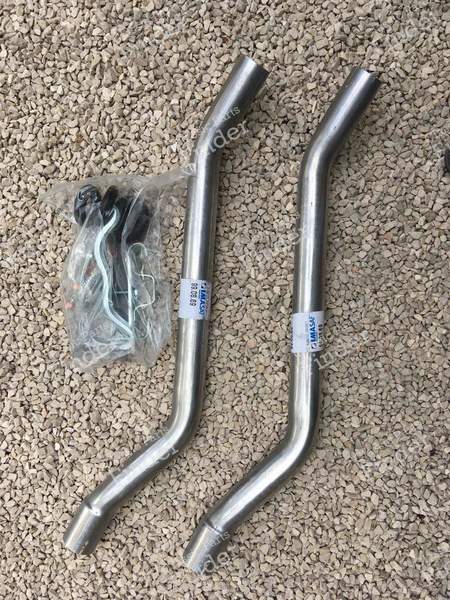 Intermediate + rear silencers + Silentbloc and exhaust pipes - MERCEDES BENZ W108 / W109 - 2