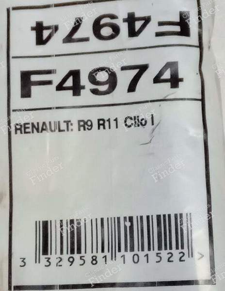 Pair of left and right rear hoses - RENAULT 9 / Alliance / Broadway / 11 / Encore (R9 / R11) - F4974- 2