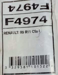 Pair of left and right rear hoses - RENAULT 9 / Alliance / Broadway / 11 / Encore (R9 / R11) - F4974- thumb-2