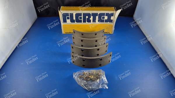 Jeu de 4 garnitures de mâchoires de frein avant - RENAULT Estafette / Hi-boy / Petit-Panel - 520225- 1