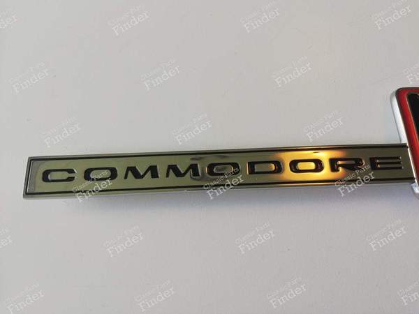Emblem seitlich Vorderer Kotflügel Commodore GS rechts oder links - OPEL Rekord (C) / Commodore (A) - 1101784- 2