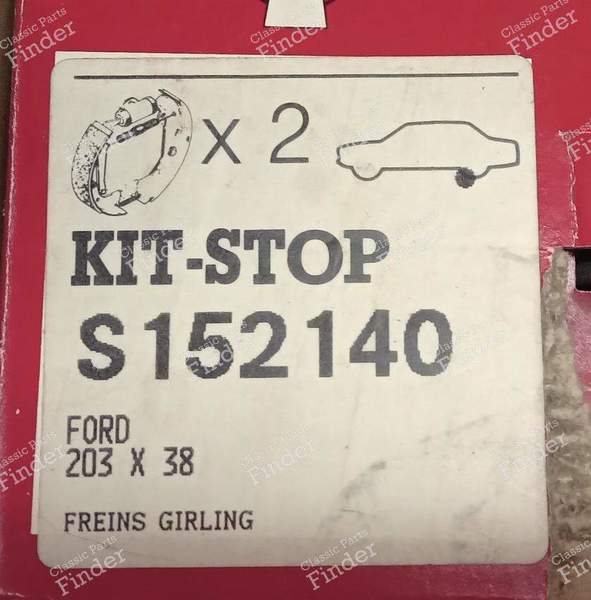 Bremsensatz hinten ford Escort 1,1 1,3 - FORD Escort (MK2) - S152140- 4