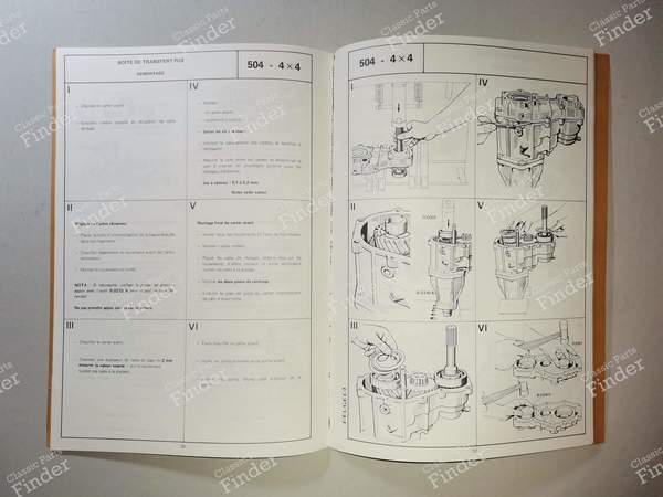 Repair instructions for 4x4 Dangel - PEUGEOT 504 - 1