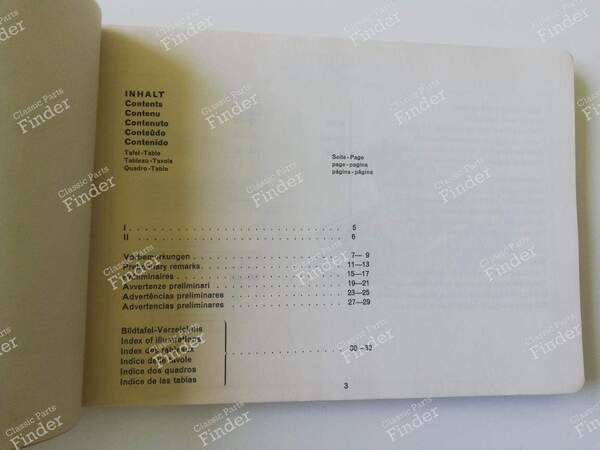 Ersatzteilhandbuch – „Katalog B“ 1967 - MERCEDES BENZ W110 - 12118- 1