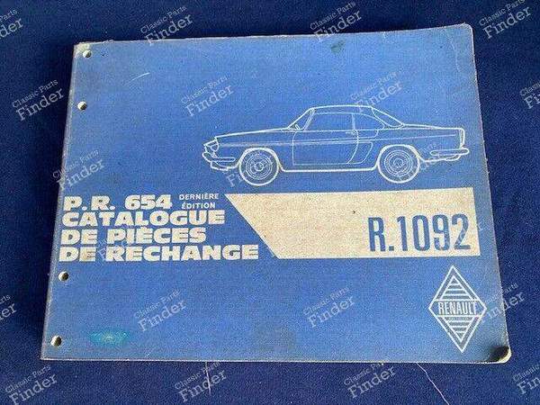 Florida R1092 spare parts catalog - RENAULT Floride/Caravelle - PR654- 0