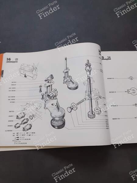 Spare Parts Catalogs - RENAULT 4 / 3 / F (R4) - PR728 / PR784- 5