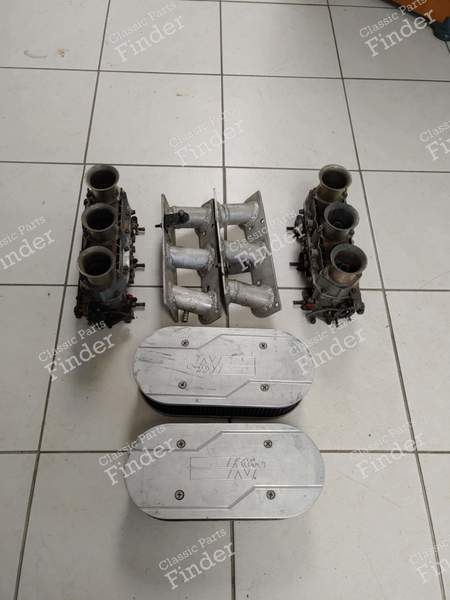 Set of Weber 40IDA3C style carburetors - PORSCHE 911 / 912 (901) - 40IDA3C / 91110812300 / 91110812400- 0