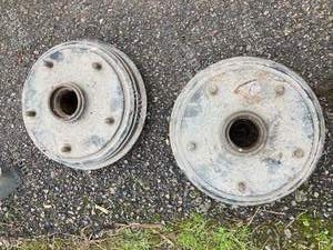 Pair of original TRACTION 11CV brake drums - CITROËN Traction Avant (7 / 11 / 15)