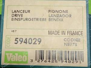 Anlasserritzel - CITROËN AX - 594029- thumb-2