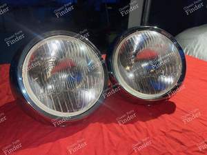 Pair of headlights with integrated pilot light + bulb connection kit - CITROËN DS / ID - thumb-6