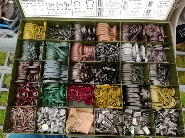 Spring case / Lock and window regulator clips - PACKARD Six Series (115) - Fix-kits No. 099-D- 0