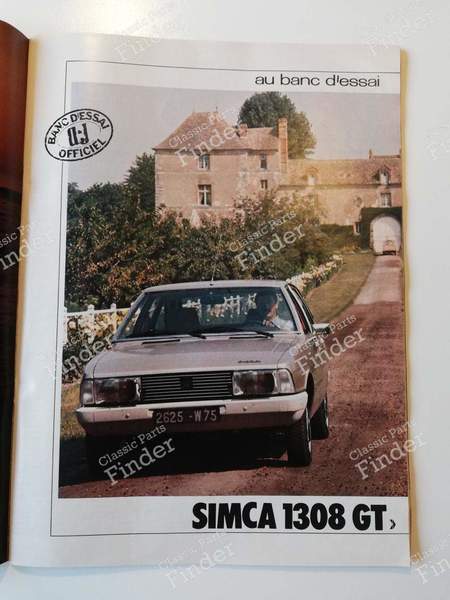 L'auto-journal - #16 (September 15, 1975) - SIMCA-CHRYSLER-TALBOT 1100 / 1204 / VF - N°16- 6