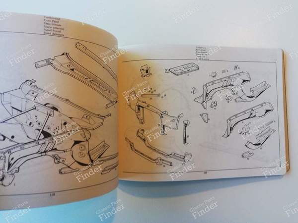 Ersatzteilhandbuch - 'Catalog C' (Katalog C) - MERCEDES BENZ /8 (W114 / W115) - 12178 / 50000-10.70 WK- 5