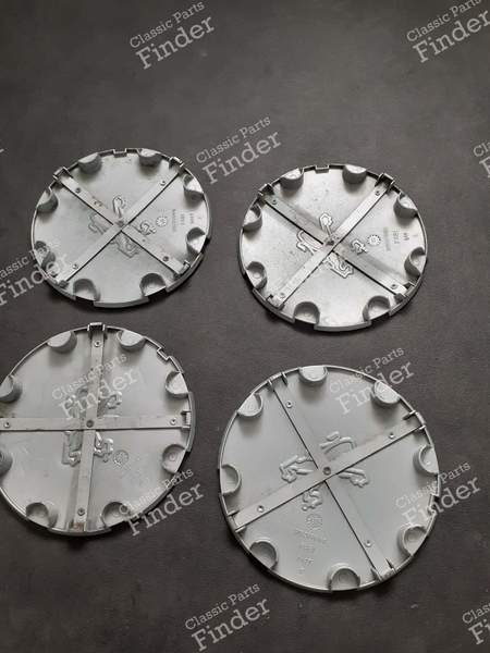 4 cache-moyeux de roues - PEUGEOT 405 / Pars / Khazar - 9153876180 / 844.T- 2