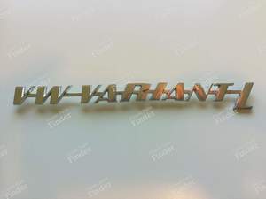 Trunk sign for Variant L - VOLKSWAGEN (VW) 1500 / 1600 (Typ 3) - 361853687G- thumb-9