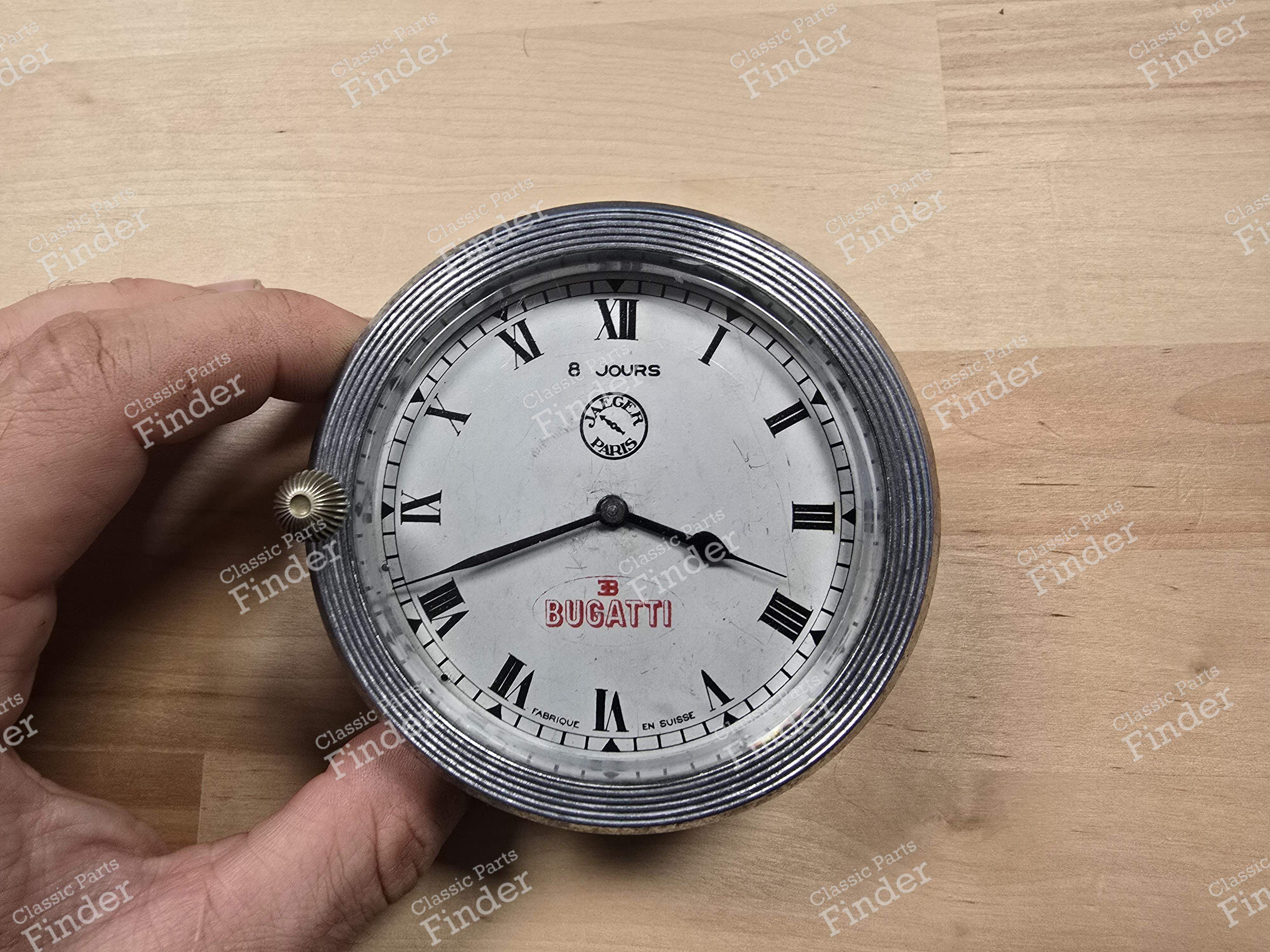 Jaeger 8-day Bugatti on-board clock - BUGATTI Type 13 - 15 - 16