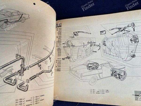 Florida R1092 spare parts catalog - RENAULT Floride/Caravelle - PR654- 3