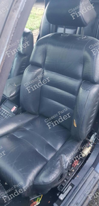 Upholstery + door panels + armrest - Black leather  - Exclusive version - CITROËN XM - thumb-6