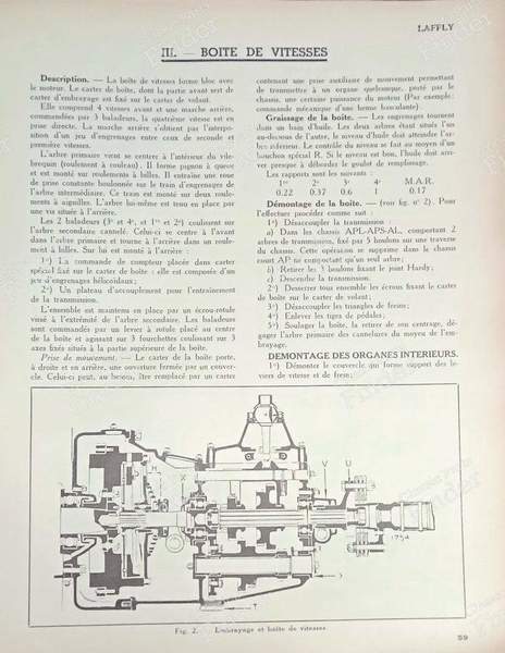 Technical review SERVICE - CITROËN Traction Avant (7 / 11 / 15) - 1