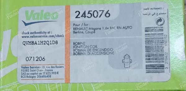 Ignition coil - RENAULT Mégane I - 245076- 2