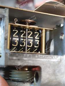 Tachometer - RENAULT Dauphine / Ondine - 1221024006- thumb-3