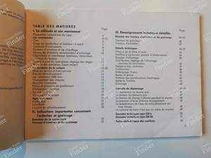 Gebrauchsanweisung - MERCEDES BENZ W111 / W112 (Heckflosse) - 6440- thumb-1