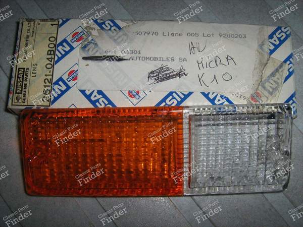 Right front lamp glass - NISSAN Micra (K10) - 2612104B00