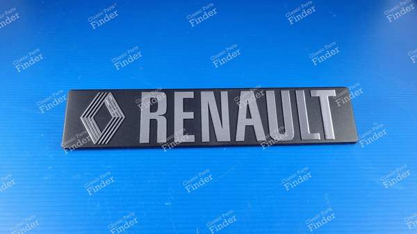 Véritable sigle monogramme de porte arrière - RENAULT Estafette / Hi-boy / Petit-Panel - 7700656140- 0