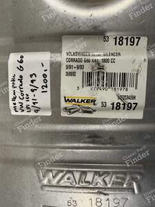 Brandneuer mittlerer Schalldämpfer – G60-Version - VOLKSWAGEN (VW) Corrado - 18197- thumb-2