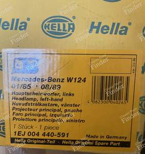 Left headlight - MERCEDES BENZ E (W124) - 1EJ 004 440-591- thumb-2