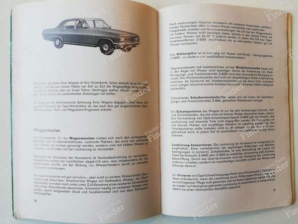 Service manual (in German) - OPEL Kapitän / Admiral / Diplomat - 2871984- 4