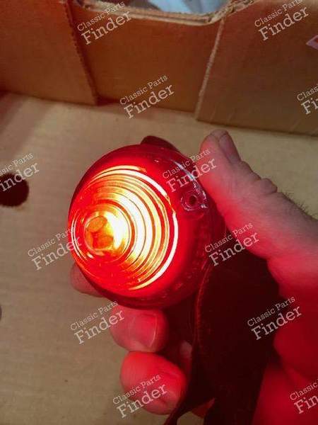 Red back cabochon - CITROËN 2CV - A302- 2