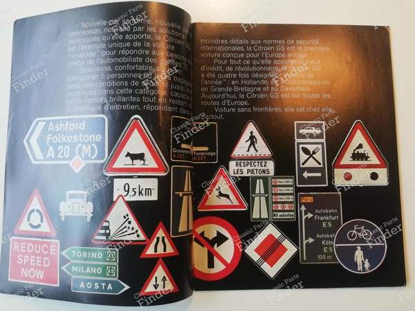 Werbebroschüre - CITROËN GS / GSA - 1.72- 1